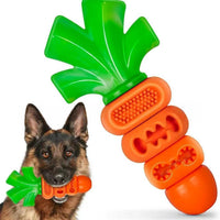 Carrot-Shaped Pet Chew Toy for Dogs, Durable Nylon