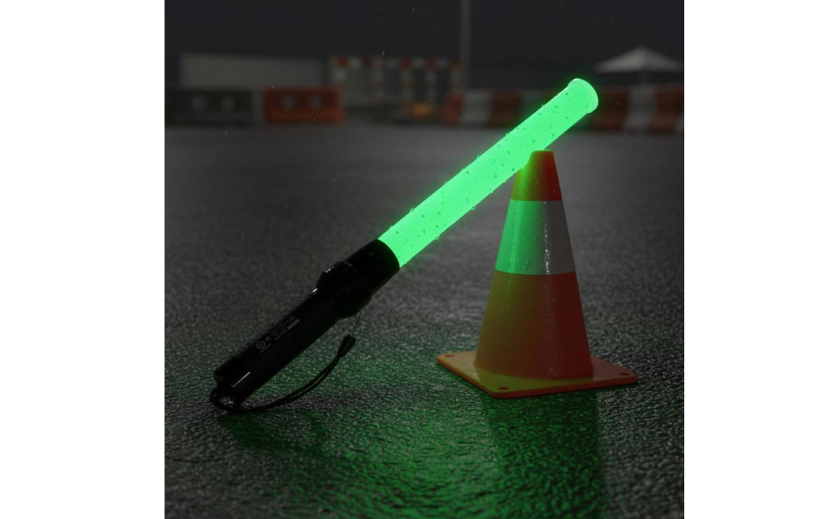 Red/Blue Flashing LED Traffic Wand