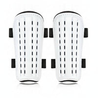 Hard Shell Soccer Shin Guards Ventilated Molded Shin Guards Elastic Straps Leg Protection Contoured for Football