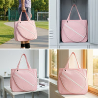 Tennis Tote Bag Spacious Tote Bag with Shoe Compartment Roomy for Athletes