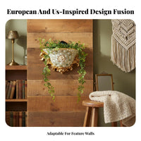 Modern Design Wall-Mounted Flower Holder Space-Saving Wall-Mounted Plant Container Elegant Home Decoration distinctive Shape for Art Lovers, Homeowners, Interior Designers, Entrypath, Hallpath, Living Room, Bedroom