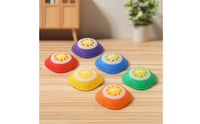 6 Pieces Stepping Stone with Light and Sound Interactive Musical Indoor Stepping Stones with Lights for Kids