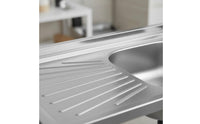 Stainless Steel Utility Sink with Stand Heavy Duty Stainless Steel Utility Sink Scratch Resistant for Workshop, Laundry Room, Basement