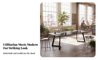 Sturdy Metal Frame utilitarian Dining Booth Set robustDuty Construction Pub Furniture Padded Upholstery Restaurant Seating with Backrest for Bar Owners, Cafe Proprietors, Homeowners, Bistro