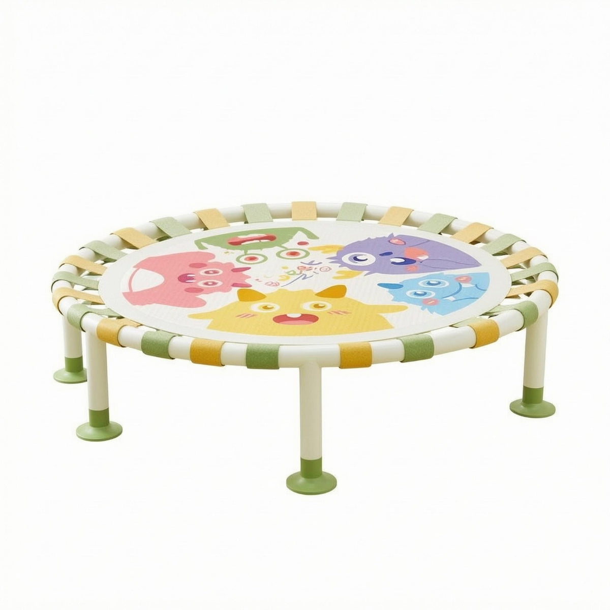Foldable Kids Trampolines Elastic Bands Children's Trampolines Test Standard Compliant
