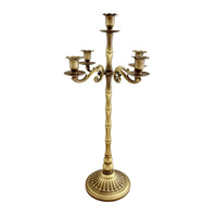 Metal Candelabra Antique Candelabrum Decorative Candle Holder Gothic for Weddings, Mantels