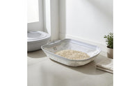 Raised Edges Cat Litter Box Cushion Stitched Seams Soft Litter Liner