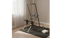 Home Fitness Climber Non-Slip Pedals Stair Stepper Machine Adjustable Height Vertical Climber