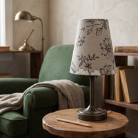 Fabric Lampshade for Table and Floor Lamps, Linen E27 Replacement Shade, Vintage Style DIY Accessory