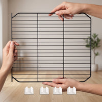DIY Pet Cage Panels, Modular Wire Grid Fencing for Small Animals, Storage Shelves, and Plant Stands