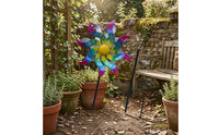 360 Degree Rotation Pinwheel Rotator Colorful Wind Pinwheel