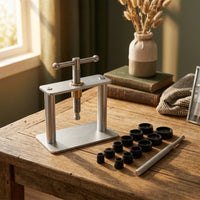 Heavy Duty Watch Case Press with Dies Manual Watch Case Press Precision Sturdy for Jewelers