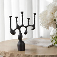 Geometric Candle Holder European Resin Candle Simple Decoration for Living Room