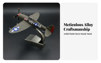 1;72 P-47 Fighter Model  Diecastl U.star Symbol Insignia Wartime airplane Model Fighter Plane Detailed Reproduction