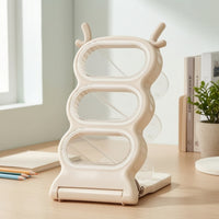 Slanted Stationery Organizer Angled Tiered Pen Holder Space-Saving for Art Table
