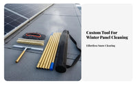 Photovoltaic Panel Snow Brush Lightweight Photovoltaic Panel Snow Extendable for Winter