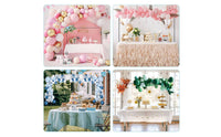 Table Rod Stand Rack with Clamps Sturdy Tabletop Arch Simple to Assemble Assembly Table Hanging Decor Rod for Party Planners, Weddings