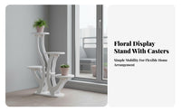 Nordic design Multi-Tiered Plant Stand Space-Saving Multi-Level Planter Shelf Large Capacity Home Furnishing adaptable Use for Homeowners, Apartment Dwellers, Decorators, Living Room, Balcony, Indoor, Bedroom