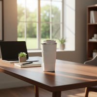 Stainless Steel Tumbler Easy to Carry Stainless Steel Thermal Cup Spill-Resistant Lid Vacuum Insulated Travel Cup