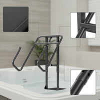 Floor-Mounted Spa Cover Lift with Hydraulic Assist Powder-Coated Hydraulic Hot Tub Cover Lifter Rust-Resistant Hardware Heavy Duty for Homeowners, Backyard, Patio