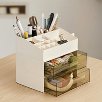Space-Saving Cosmetic Organizer Minimalist Makeup Organizer Versatile Storage Box Practical for Dresser
