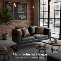 Long-Lasting urban design Dining Booth Set Stable Design Restaurant Seating Easy to Clean Commercial Furniture Rust-Resistant for Bar Owners, Restaurants, Cafes, Bistros, eaterys
