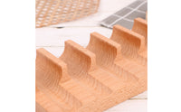Temaki Hand Roll Holder U-Shaped Hand Roll Holder Sushi Stand with Slots Food-Safe Platter Eco-Friendly for Home Chefs