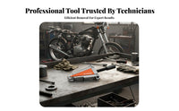 Secure Grip Motorcycle Steering Bearing Puller Long-Lasting Steel Construction Motorcycle Headstock Bearing Remover Narrow Clearance Reach Easy to Use for Repair Shop Technicians, DIY Enthusiasts, Workshop, Garage