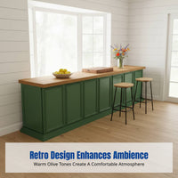 Vintage Bar Counter, Reception Desk for Coffee Shop, Restaurant, Bakery, Milk Tea Shop, Modern Minimalist Commercial Furniture