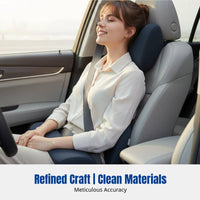 Car Neck Pillow Headrest Support, Viscoelastic Foam, Ergonomic, Adjustable, Universal, Comfortable for Driving
