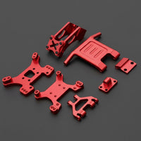 1/14 1/12 Metal UpgradeFront Guard Damping Bracket Kit Mounting Holes Hobby Vehicle for Wltoys