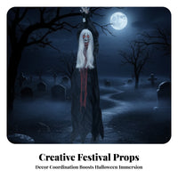 Tattered Female   Figure Hanging   Decoration Black