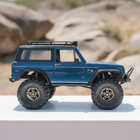 4 Pieces RC Crawler Tire with Metal Hub Rubber RC Crawler Wheel Assembly Replacement Wheel Rims with Tire for Trail Riding