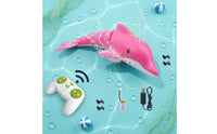Remote Control Dolphin Boat Reusable Remote Control Animal Boat Realistic Design RC Dolphin for Bathtub