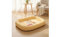 Pet Bed Dust Cover Soft Dog Bed Cover with Elastic Edge Lightweight for Living Room