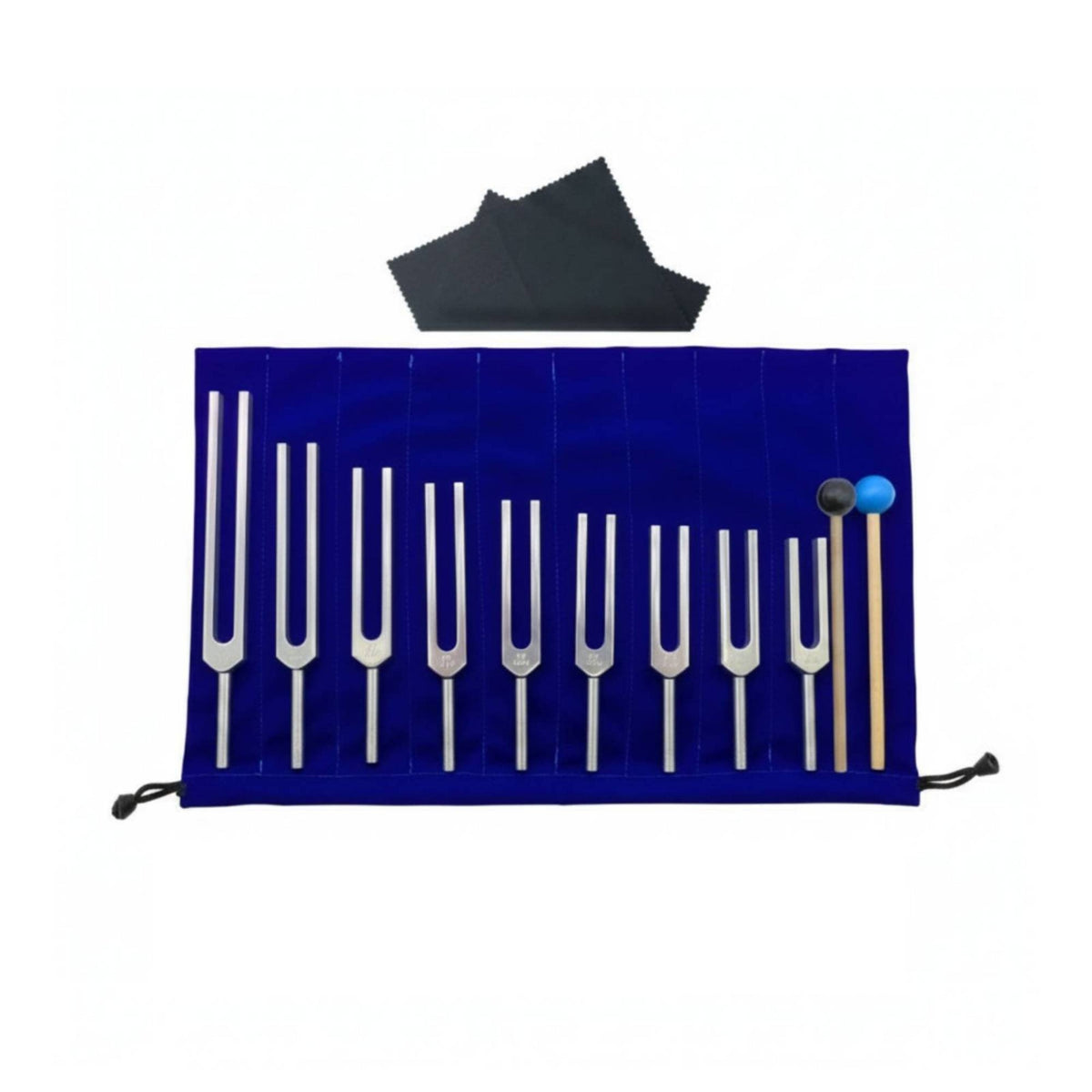 Tuning Fork Kit with Mallets Meditation Tuning Fork Set Accurate Instrument for Students