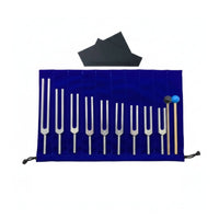 Tuning Fork Kit with Mallets Meditation Tuning Fork Set Accurate Instrument for Students