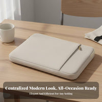 Air-Filled Padding Interior Shockproof Laptop Sleeve Full-Coverage Protection Laptop Inner Bag Soft Fleece Lining for Gamers, Office Workers