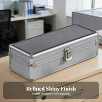 Transparent Lid Watch Display Box Dustproof Watch Display Case Dust-Proof for Women, Fathers, Dresser Top, Bedroom, Closet