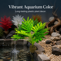Artificial Aquarium Plants for Fish Tank Decoration and Reptile Habitats