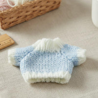 Doll Clothes Replacement Outfit Miniature Doll Sweater Soft Yarn Miniature Knit Sweater for Hobbyists, Kids, Craft Projects