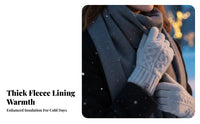 Touchscreen Winter Gloves Thickened Thermal Touchscreen Gloves Hand Gear Soft & Comfortable Double Level for Adults