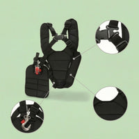 Grass Trimmer Harness with Side Pad Heavy-Duty Brush Eater Harness Lawn Mower Shoulder Strap Comfortable Universal