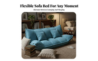 Japanese design Adjustable Floor Chair transformable Design Adjustable Folding Lounger Space-Saving Sofa Bed Multi-Positional for Apartment Dwellers, Young Adults, Balcony, Bedroom, Living Room, Small Spaces