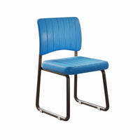Comfortable Cushion Upholstered Vanity Chair with Back Ergonomic Design Upholstered Sled Base Chair Wide Backrest Household Furniture Strong Support for Students, Home Office Workers, Adults, Bedroom, Study Room, Small Areas