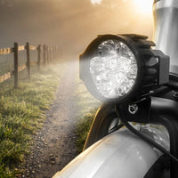 Electric Bike Headlight Waterproof LED Headlight with Mounting Bracket Wired Electric Bicycle Front Light Easy to Install