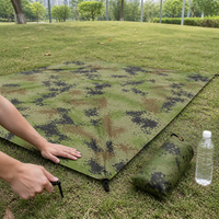 Outdoor Camping Mini Ground Tarp Waterproof Sunshade Tent Mat Moisture-proof Picnic Blanket
