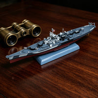 BB6868 Warship Figurine Completed Model 1:1000 Warship Model Desktop Display Naval Decor for Collectors, Desk