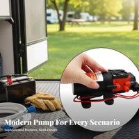 DC Electric Water Pump Small Design Automatic-Priming Pressure Pump Fluid Handling Equipment Dry Operate Capability