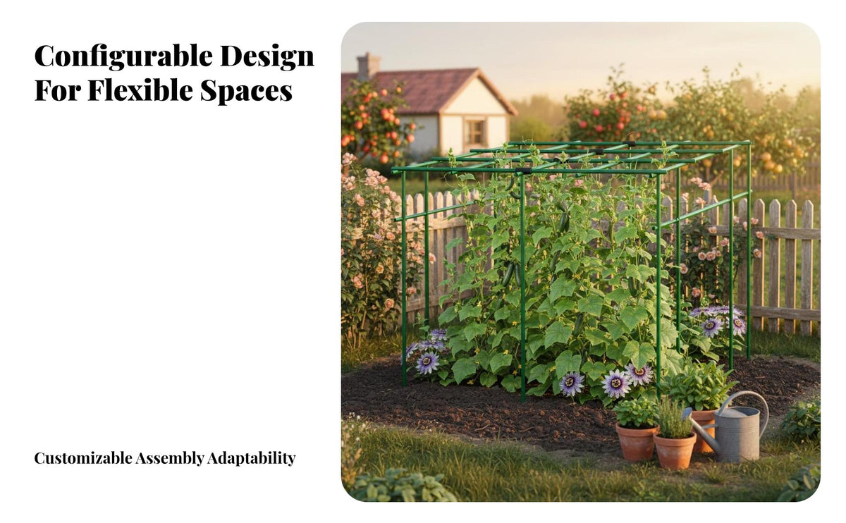 A-Frame Trellis Easy to Assemble Plant Support robustDuty Gardening Equipment for Vegetable Growers, Homeowners, Courtyard, Backyard, Allotment